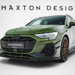 Maxton front splitter V.1 for Audi S3 Sportback / A3 S-line Sportback 8Y Facelift