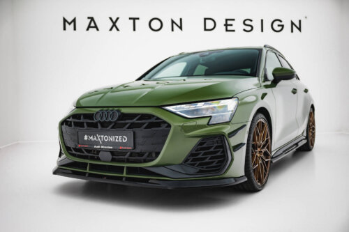 Maxton front splitter V.1 for Audi S3 Sportback / A3 S-line Sportback 8Y Facelift