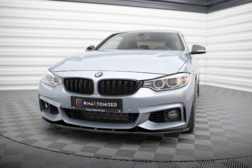 Maxton front splitter V.1 for BMW 4 Coupe / Gran Coupe / Cabrio M-Pack F32 / F36 / F33