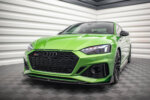 Maxton front splitter V.1 + Flaps for Audi RS5 F5 Facelift
