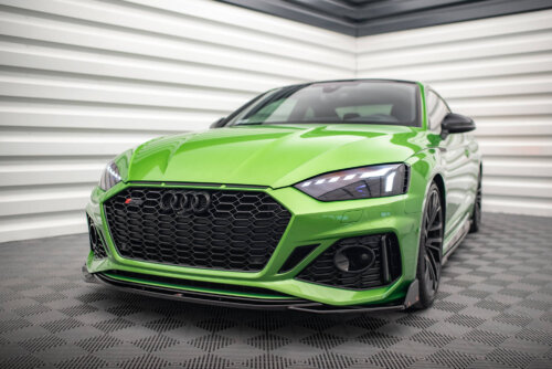 Maxton front splitter V.1 + Flaps for Audi RS5 F5 Facelift