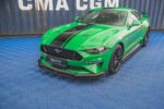Maxton front splitter V.1 + Flaps for Ford Mustang GT Mk6 Facelift