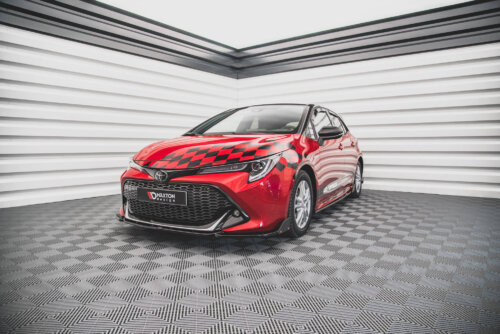 Maxton front splitter V.1 + Flaps for Toyota Corolla GR Sport XII