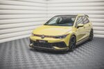 Maxton prednji splitter V.1 + Flaps za Volkswagen Golf GTI Clubsport Mk8