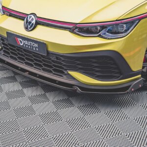 Maxton prednji splitter V.1 + Flaps za Volkswagen Golf GTI Clubsport Mk8