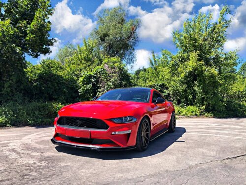 Maxton front splitter V.1 for Ford Mustang Mk. 6 Facelift