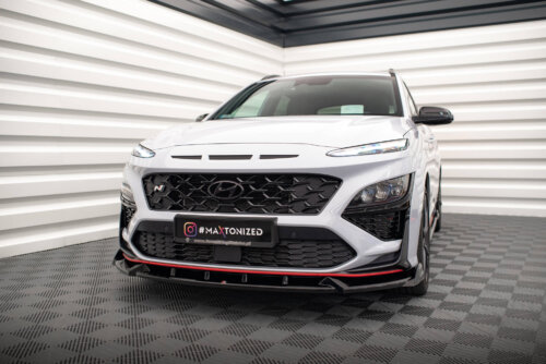 Maxton front splitter V.1 for Hyundai Kona N Mk1