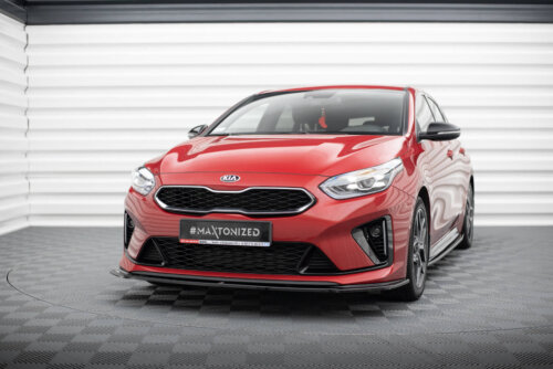 Maxton front splitter V.1 for Kia Ceed GT / GT-Line Mk3 / Proceed Mk1