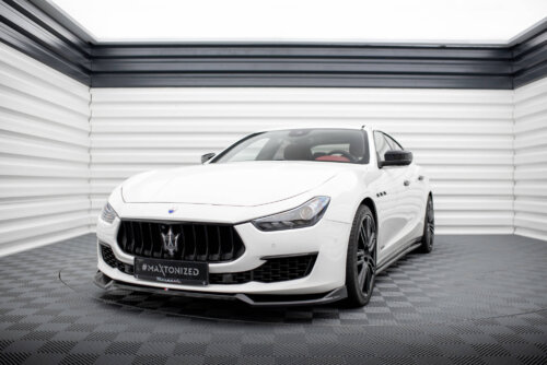 Maxton front splitter V.1 for Maserati Ghibli Mk3 Facelift