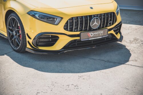 Maxton front splitter V.1 for Mercedes-AMG A 45 S Aero Pack W177