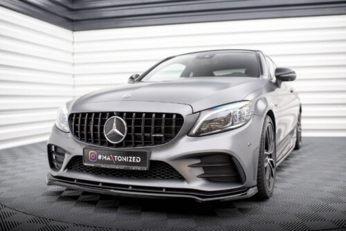 Maxton prednji splitter V.1 za Mercedes-AMG C43 Coupe / Cabrio / Sedan / Estate C205 / A205 / W205 / S205 Facelift