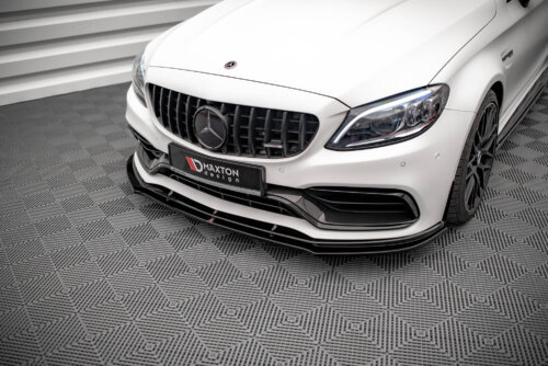 Maxton front splitter V.1 for Mercedes-AMG C63 Coupe AMG Aero Pack C205 Facelift