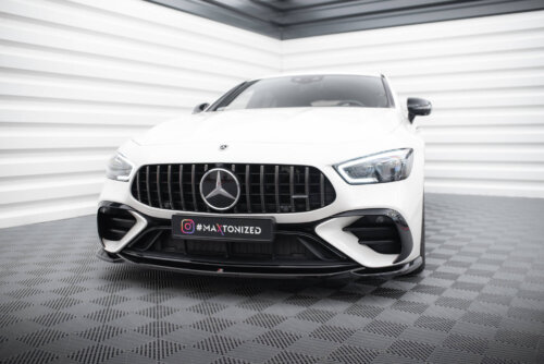Maxton front splitter V.1 for Mercedes-AMG GT 43 4 Door Coupe V8 Styling Package X290