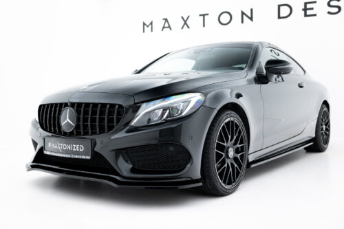 Maxton front splitter V.1 for Mercedes- Benz C Coupe AMG-Line C205