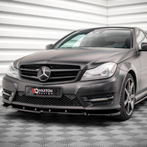 Maxton prednji splitter V.1 za Mercedes-Benz C Coupe / Sedan / Estate AMG-Line C204 / W204 Facelift / S204 Facelift
