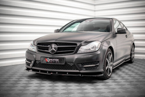 Maxton prednji splitter V.1 za Mercedes-Benz C Coupe / Sedan / Estate AMG-Line C204 / W204 Facelift / S204 Facelift