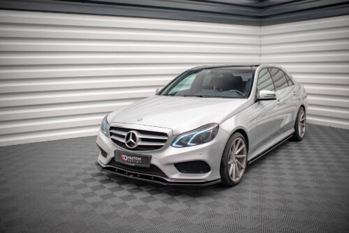 Maxton front splitter V.1 for Mercedes-Benz E AMG-Line Sedan W212 Facelift