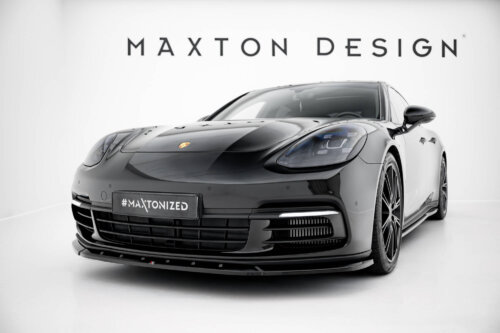Maxton front splitter V.1 for Porsche Panamera E-Hybrid / Panamera 4S 971