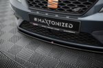 Maxton front splitter V.1 for Seat Leon Cupra / FR Mk3 FL