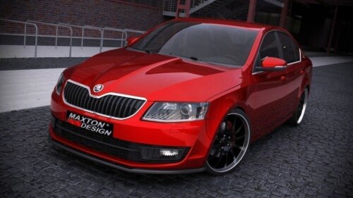 Maxton front splitter V.1 for Skoda Octavia Mk3