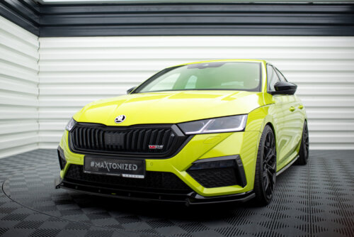 Maxton front splitter V.1 for Skoda Octavia RS Mk4