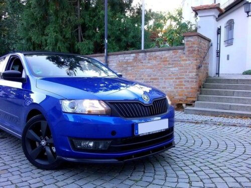 Maxton front splitter V.1 for Skoda Rapid