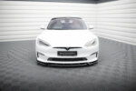 Maxton front splitter V.1 for Tesla Model S Plaid Mk1 Facelift