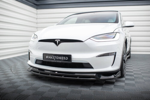 Maxton front splitter V.1 for Tesla Model X Mk1 Facelift