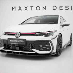 Maxton front splitter V.1 for Volkswagen Golf GTI / GTE / R-Line Mk8 Facelift