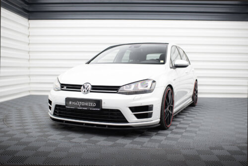 Maxton front splitter V.1 for Volkswagen Golf R / R-Line Mk7