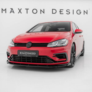Maxton prednji splitter V.1 za Volkswagen Golf R / R-Line Mk7 Facelift