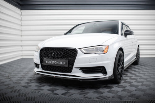 Maxton front splitter V.2 for Audi A3 Sedan 8V