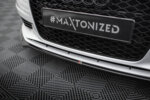 Maxton front splitter V.2 for Audi A3 Sedan 8V