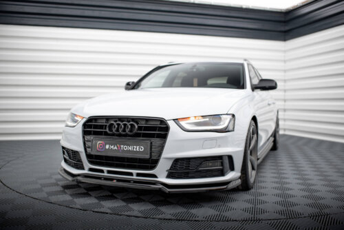 Maxton front splitter V.2 for Audi A4 Competition B8 Facelift