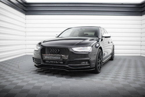 Maxton front splitter V.2 for Audi A4 S-Line / S4 B8 Facelift
