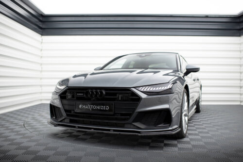 Maxton front splitter V.2 for Audi A7 S-Line C8 / S7 C8 / C8 Facelift / S7 Facelift