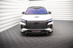 Maxton front splitter V.2 for Audi Q4 e-tron Sportback S-line Mk1