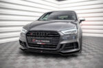 Maxton prednji splitter V.2 za Audi S3 / A3 S-Line Sportback 8V Facelift