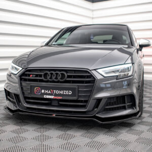 Maxton prednji splitter V.2 za Audi S3 / A3 S-Line Sportback 8V Facelift