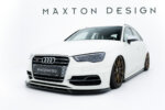 Maxton front splitter V.2 for Audi S3 / A3 S-Line Sportback / Hatchback 8V