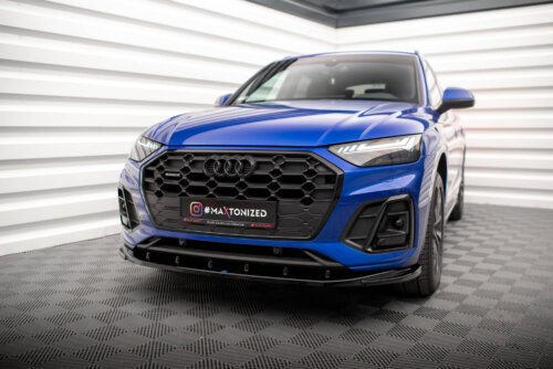 Maxton front splitter V.2 for Audi SQ5 / Q5 S-Line SUV / Sportback Mk2 Facelift