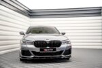 Maxton front splitter V.2 for BMW 5 M-Pack / M550i / M550d Sedan / Touring G30 / G31 Facelift