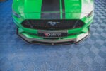 Maxton front splitter V.2 + Flaps for Ford Mustang GT Mk6 Facelift