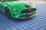 Maxton front splitter V.2 + Flaps for Ford Mustang GT Mk6 Facelift