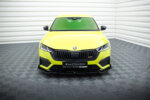 Maxton front splitter V.2 + Flaps for Skoda Octavia RS Mk4