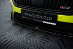 Maxton front splitter V.2 + Flaps for Skoda Octavia RS Mk4