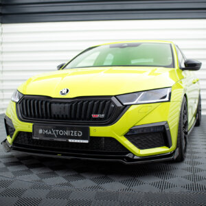 Maxton prednji splitter V.2 + Flaps za Skoda Octavia RS Mk4