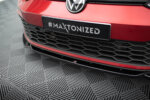 Maxton front splitter V.2 + Flaps for Volkswagen Golf GTI / GTE / GTD / R-Line Mk8