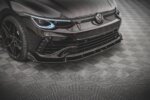 Maxton front splitter V.2 + Flaps for Volkswagen Golf R Hatchback / Variant Mk8