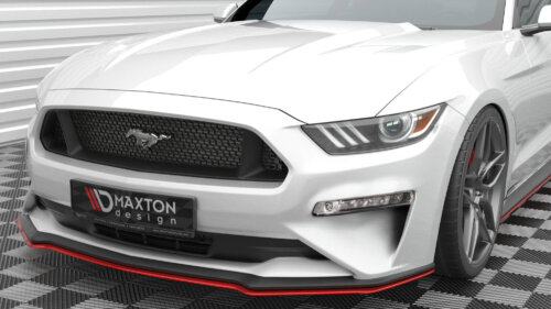 Maxton front splitter V.2 for Ford Mustang Mk6 Facelift